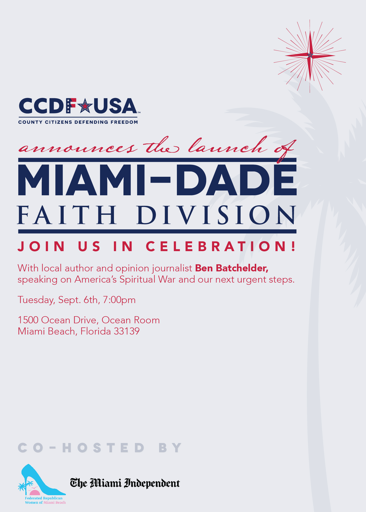 CCDF/Miami Independent Launch Party - RSVP!