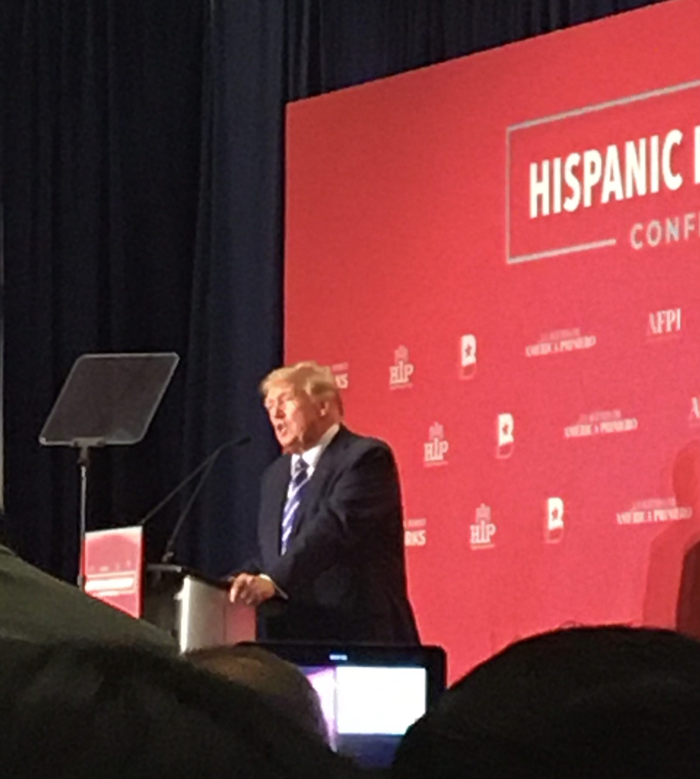 Trump Speaks At Hispanic Leadership Conference In Miami