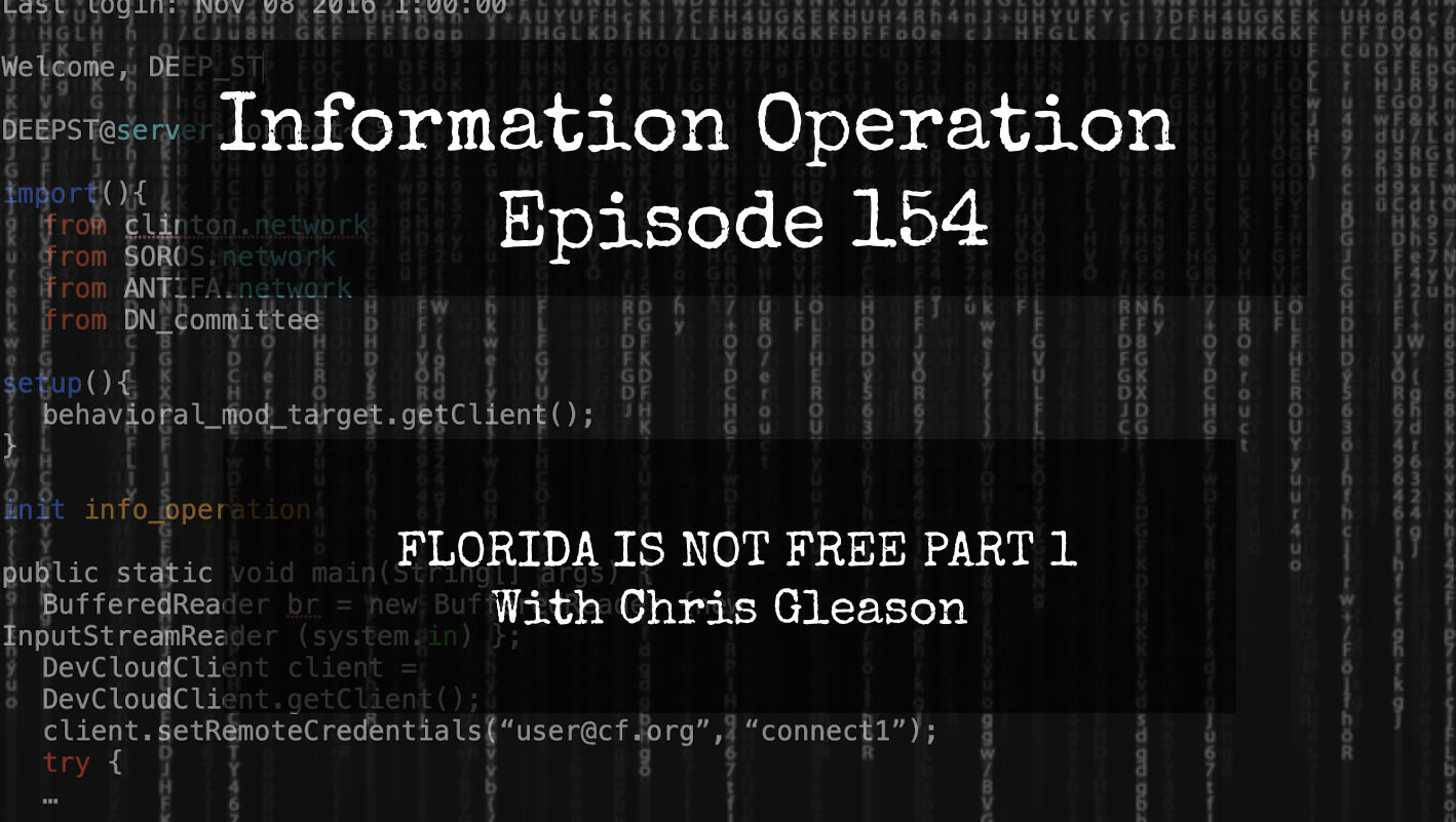Host L Todd Wood speaks with election integrity activist Chris Gleason on evidence of serious election felony crime in Florida which the DeSantis administration refuses to address.