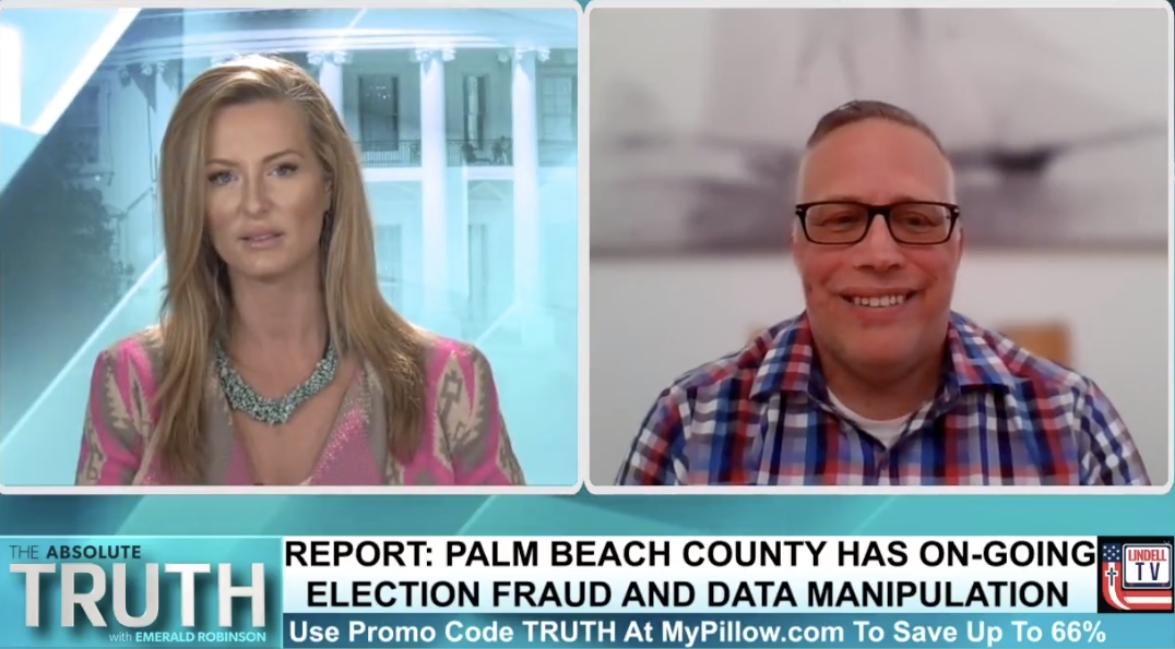 Election Integrity Analyst Chris Gleason Appears With Emerald Robinson To Discuss Palm Beach County Election Shenanigans