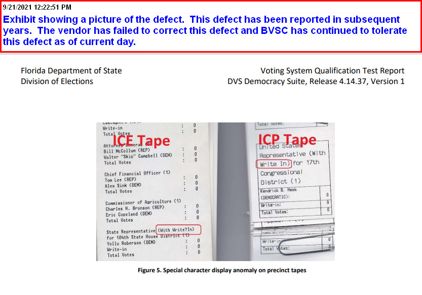 Dominion ICE Tape Defects Exceed Maximum Allowable Error Rates