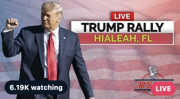 LIVE - President Donald J. Trump to hold a rally in Hialeah, Florida - 11/8/23