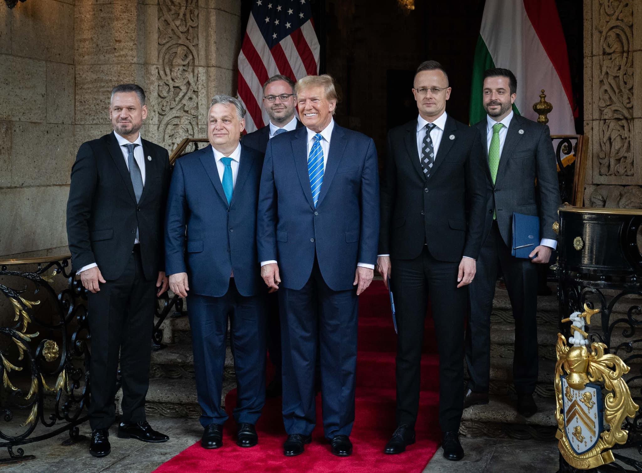 Orbán Meets Trump At Mar-a-Lago