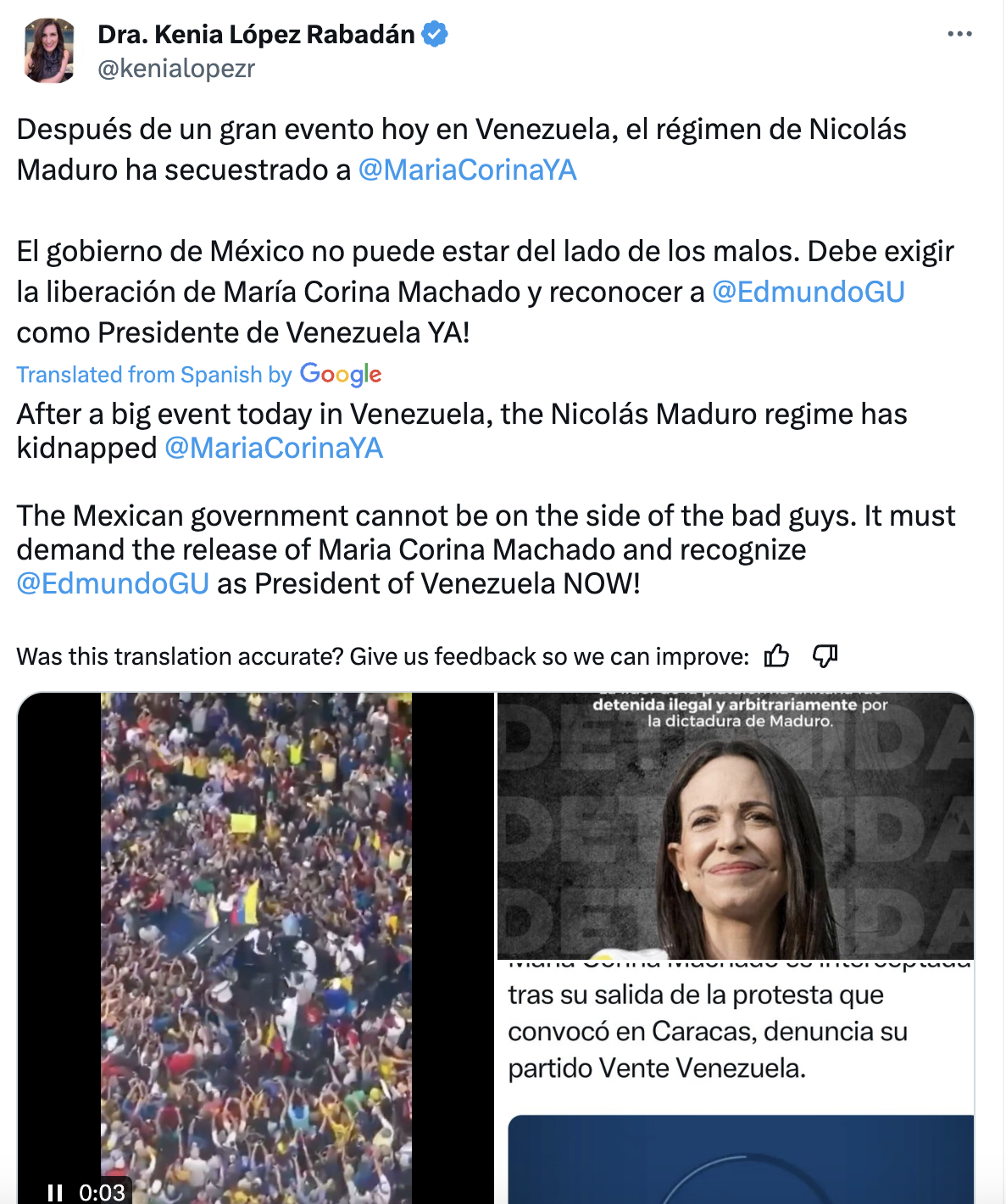 Venezuela's Presidential Crisis: Who Will Take Office? Machado Reportedly Kidnapped