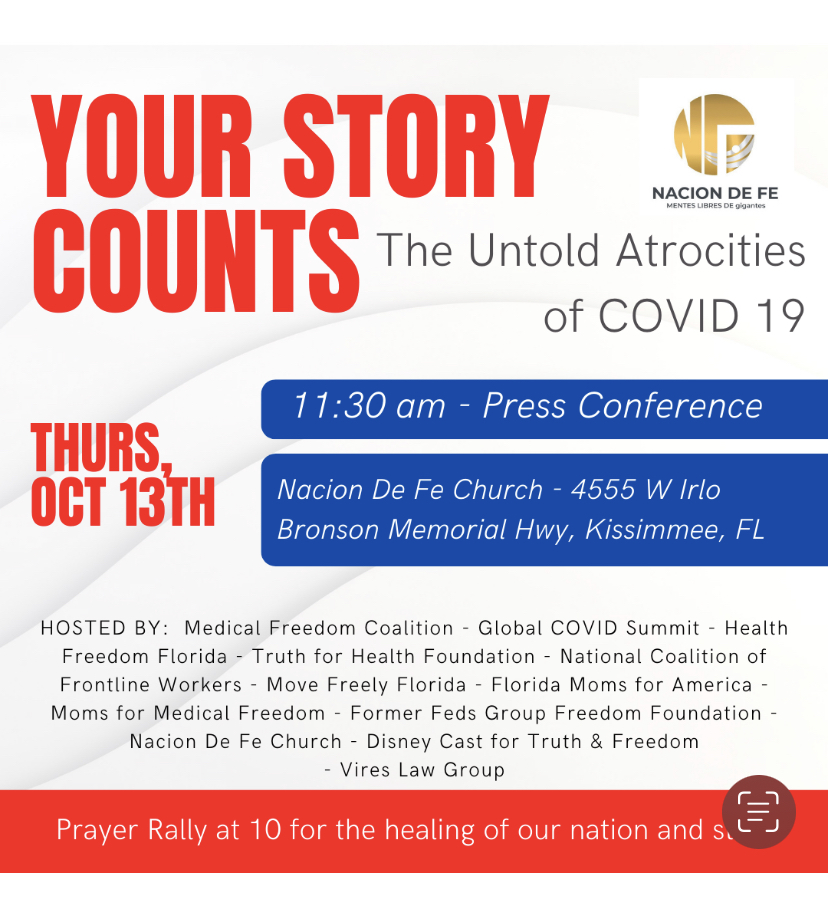Florida Covid Victims Press Conference Oct 13